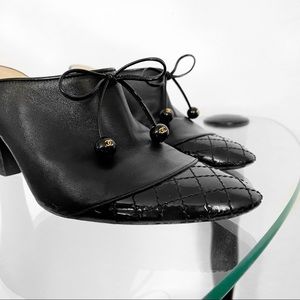Authentic Vintage Chanel mule